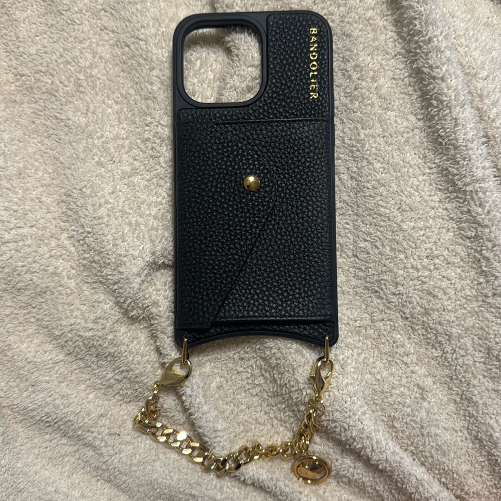 Bandolier Maya Case Black/Gold iPhone 15 Pro Max